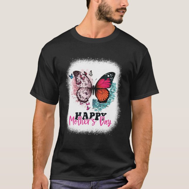 Happy Mother s Day 2023 Mothers Day Butterfly Mom  T-Shirt (Front)