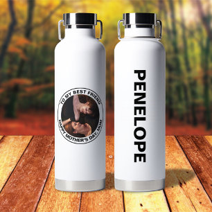 Happy Mother’s Day Best Friend Mom Photo Water Bottle