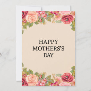 Happy Mother’s Day Card - Botanical Wildflowers 