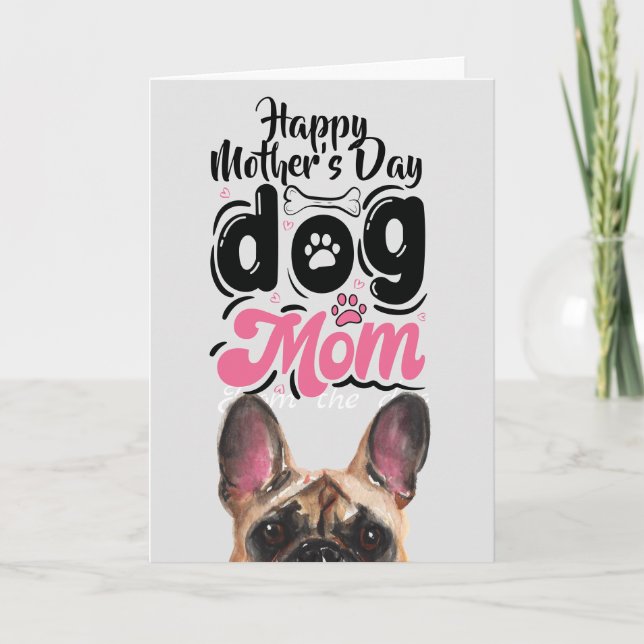 Happy mother’s day dog mum card (Front)