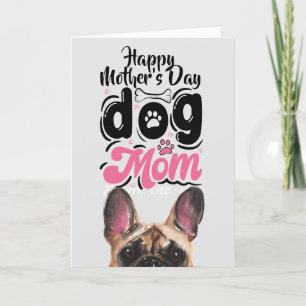 Happy mother’s day dog mum card