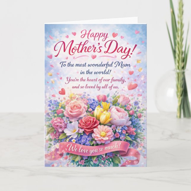 Happy Mother’s Day Floral Card (Front)