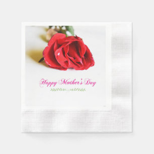 Happy Mother’s Day Floral Cool Stylish  Napkin