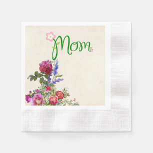 Happy Mother’s Day Floral Cool Stylish Napkin