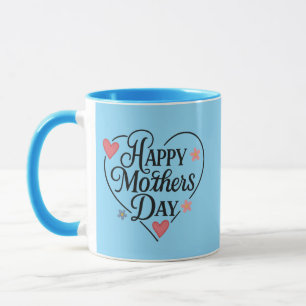 Happy Mother’s Day Floral Heart Mug – Thoughtful