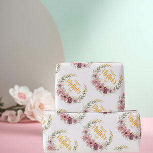 Happy Mother’s Day Floral Wrapping Paper
