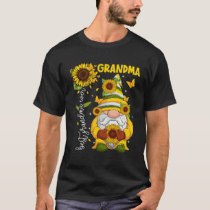 Happy Mother s Day Grandma Sunflower Mom Gnome Mam T-Shirt