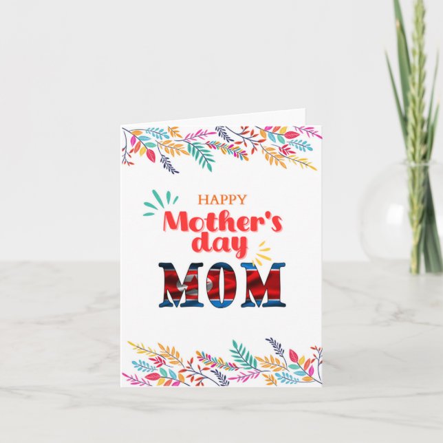 Happy Mother’s Day Greeting Card “North Korea Mum” (Front)