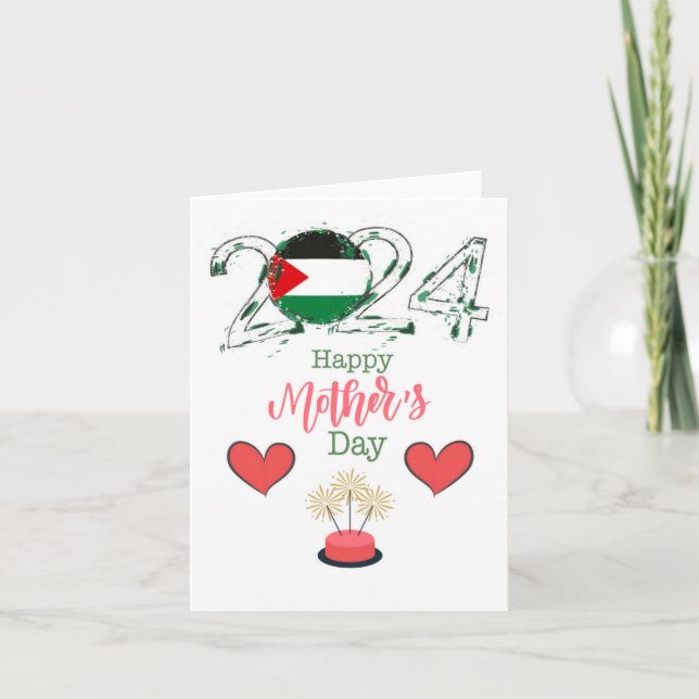 Happy Mother’s Day Greeting Card “Palestine” (Front)
