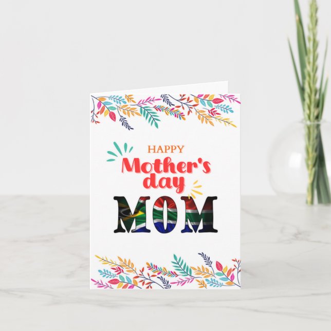 Happy Mother’s Day Greeting Card “South  Mum” (Front)