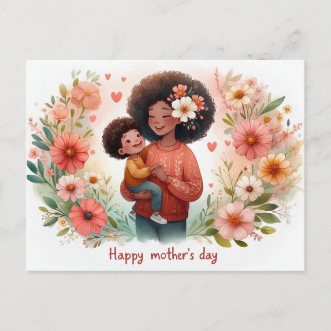 Happy Mother’s Day! Holiday Postcard (Front)