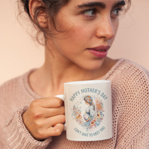 Happy Mother’s Day Mum to Be Floral Watercolor Coffee Mug