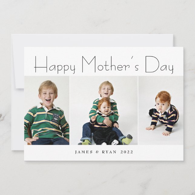 Happy Mother’s Day Photo Collage Card (Front)