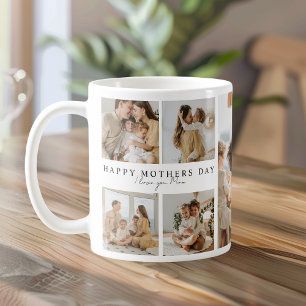 Happy Mother’s Day Photo I Love You Mom Coffee Mug