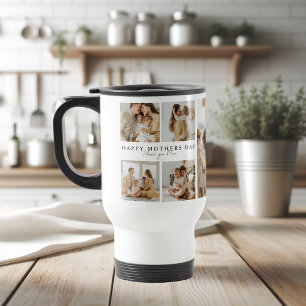 Happy Mother’s Day Photo   I Love You Mum Travel Mug