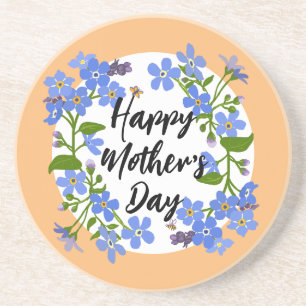 Happy Mother’s Day pretty floral coaster gift