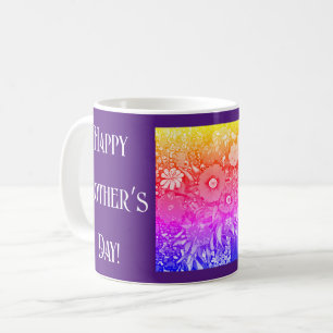 Happy Mother;s day retro flower bunch Coffee Mug