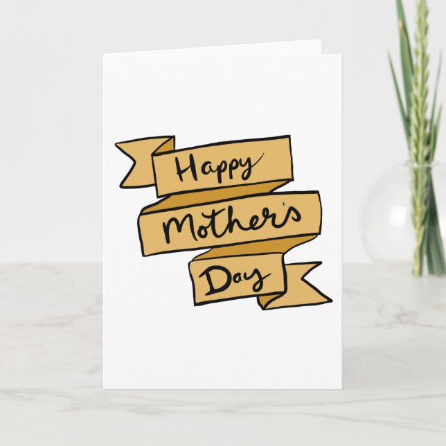 Happy Mother’s Day Scroll Card (Front)
