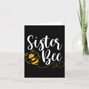 Happy mother’s day sister bee family matching cute card