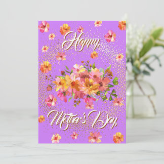Happy Mother’s Day Spring Florals Holiday Card