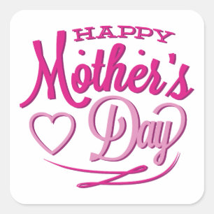 Happy Mother’s Day Square Sticker