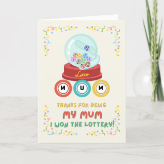 Happy mother’s day  thank you card