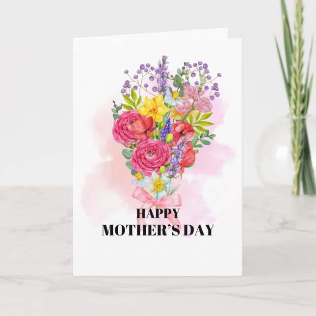 Happy mother’s day  thank you card (Front)
