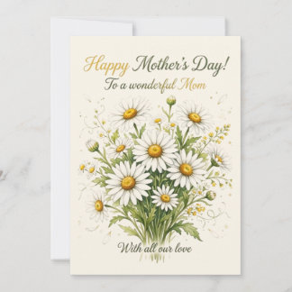 Happy Mother’s Day to a wonderful Mom  Card