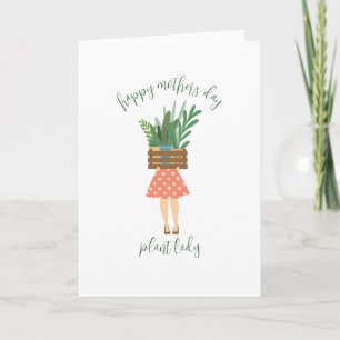 Happy Mother's Dawy Plant Lady Card