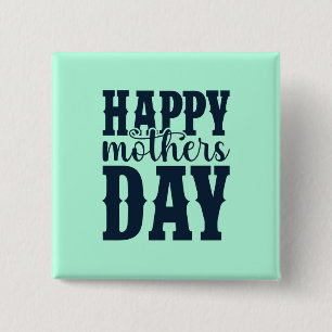 Happy Mother's Day-11344 15 Cm Square Badge