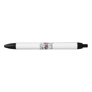 Happy Mother's Day 2025 Cute Floral for Women Mum Black Ink Pen