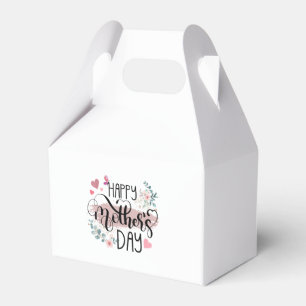 Happy Mother's Day 2025 Cute Floral for Women Mum Favour Box