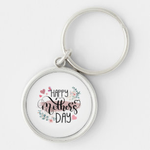 Happy Mother's Day 2025 Cute Floral for Women Mum Key Ring