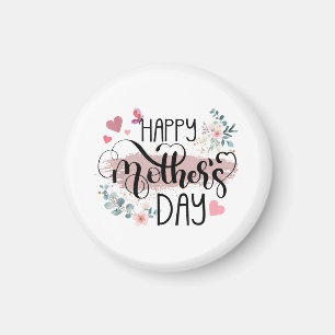 Happy Mother's Day 2025 Cute Floral for Women Mum  Magnet