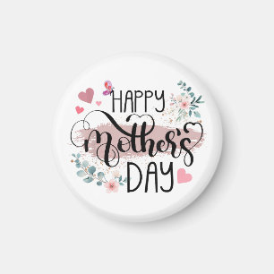 Happy Mother's Day 2025 Cute Floral for Women Mum  Magnet