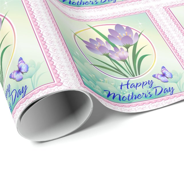 Happy Mother's Day 2  Wrapping Paper (Roll Corner)