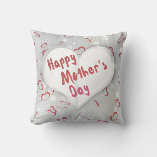 Happy Mother's Day 3D Paper Heart Cushion