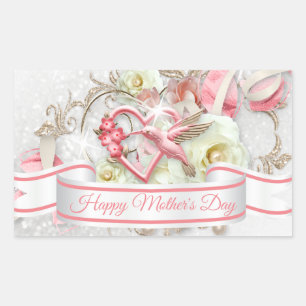 Happy Mother's Day 4 Rectangular Sticker