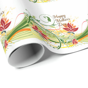 Happy Mother's Day 50 Wrapping Paper