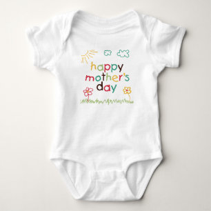 Happy Mother's Day 5 Baby Bodysuit
