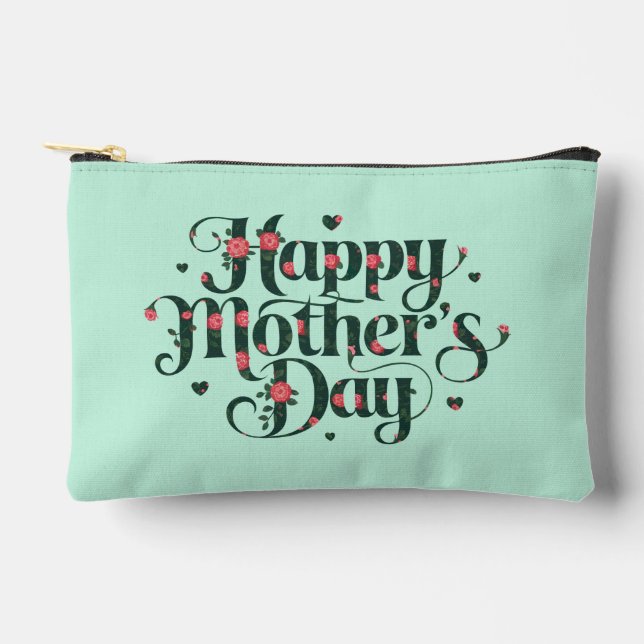 Happy Mothers Day Accessory Pouch (Front)