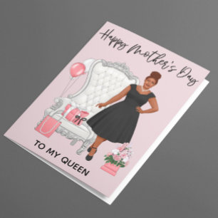 Happy Mother's Day African American Woman Card