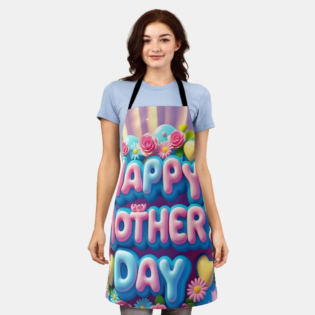 happy mother's day apron (Worn)