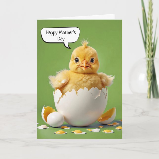 Happy Mother's Day Baby Chick Card (Front)