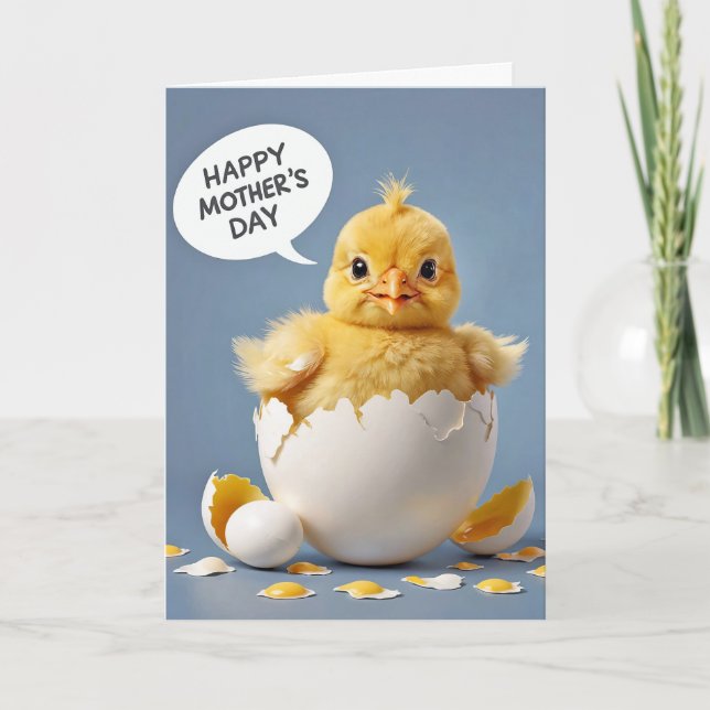 Happy Mother's Day Baby Chick Card (Front)