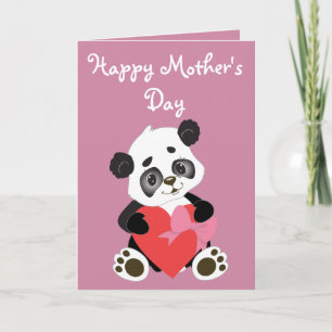 Happy Mother's Day Baby Panda Card