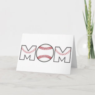 Happy Mother's Day Baseball Mum Card