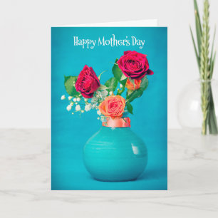 Happy Mother's Day Beautiful Roses Holiday Card