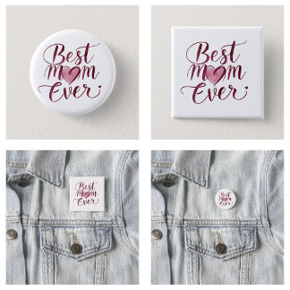 Happy Mother's Day Best Mum Ever 3 Cm Round Badge