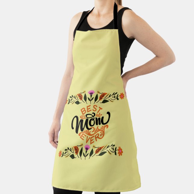  Happy Mother's Day Best Mum Ever Apron (Insitu)